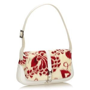 ✨💎RARE FIND💎✨ GUCCI Small Jackie 1961 Printed Canvas Handbag w/ COA